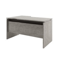 Solution D-34 пр (Бетон Чефалу/Трюфель) Стол эргономичный, правый