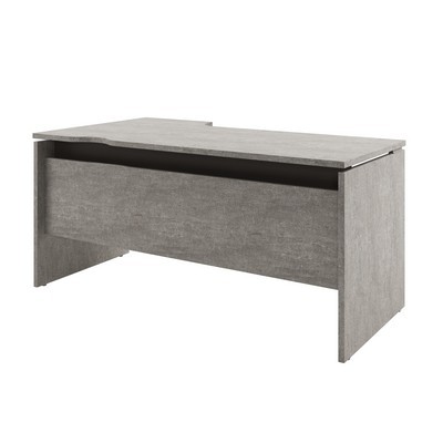 Solution D-36 пр (Бетон Чефалу/Трюфель) Стол эргономичный, правый