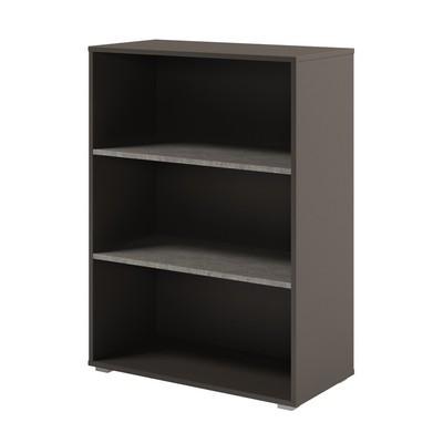 Solution D-66 (Бетон Чефалу/Трюфель) Стеллаж средний