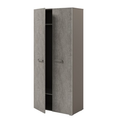 Solution D-721 (Бетон Чефалу/Трюфель) Гардероб широкий
