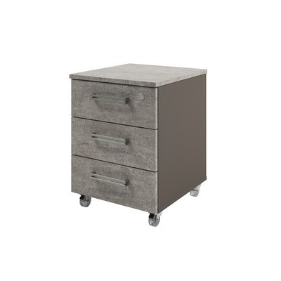 Solution D-91 (Бетон Чефалу/Трюфель) Тумба подкатная