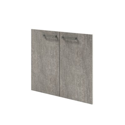 Солюшн D-010 (Бетон Чефалу) Двери низкие