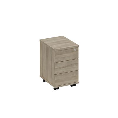 Спэйс+ А1 209 ВЛ (Вяз либерти) Тумба выкатная 3-х ящичная узкая