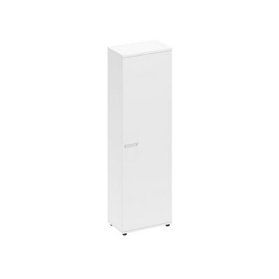 Спэйс+ А1 9308 БП (Белый премиум) Шкаф для одежды узкий
