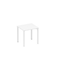 Спэйс+ А1 БГ 011.1 БП (Белый премиум/Белый гладкий) Стол письменный на металлокаркасе