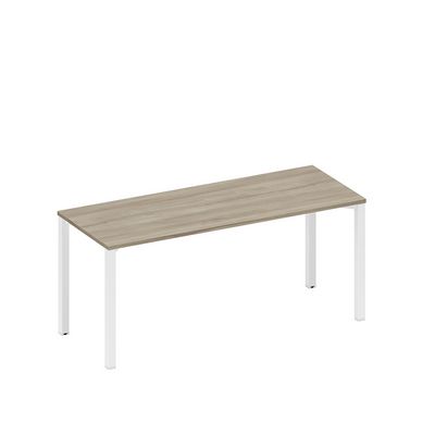 Спэйс+ А1 БГ 016.1 ВЛ (Вяз либерти/Белый гладкий) Стол письменный на металлокаркасе