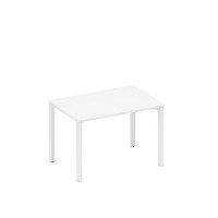 Спэйс+ А1 БГ 023.1 БП (Белый премиум/Белый гладкий) Стол письменный на металлокаркасе