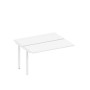 Спэйс+ А1 БГ 171.1-1 БП (Белый премиум/Белый гладкий) Секция стола рабочей станции на металлокаркасе