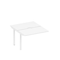 Спэйс+ А1 БГ 173.2-1 БП (Белый премиум/Белый гладкий) Секция стола рабочей станции на металлокаркасе, столешницы с вырезом