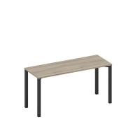 Спэйс+ А1 ЧР 005.1 ВЛ (Вяз либерти/Ччерный гладкий) Стол письменный на металлокаркасе