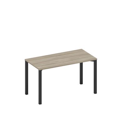 Спэйс+ А1 ЧР 014.1 ВЛ (Вяз либерти/Ччерный гладкий) Стол письменный на металлокаркасе