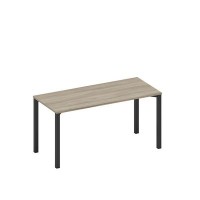 Спэйс+ А1 ЧР 015.1 ВЛ (Вяз либерти/Ччерный гладкий) Стол письменный на металлокаркасе