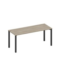 Спэйс+ А1 ЧР 016.1 ВЛ (Вяз либерти/Ччерный гладкий) Стол письменный на металлокаркасе