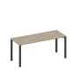 Спэйс+ А1 ЧР 016.1 ВЛ (Вяз либерти/Ччерный гладкий) Стол письменный на металлокаркасе