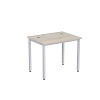 Стиль 2М.105 (Сканди/Алюминий матовый) Стол рабочий