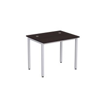 Стиль 2М.105 (Венге/Алюминий матовый) Стол рабочий
