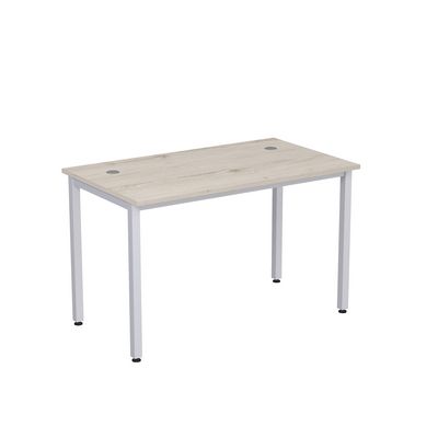 Стиль 2М.108 (Сканди/Алюминий матовый) Стол рабочий