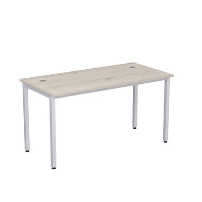 Стиль 2М.109 (Сканди/Алюминий матовый) Стол рабочий