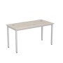 Стиль 2М.109 (Сканди/Алюминий матовый) Стол рабочий
