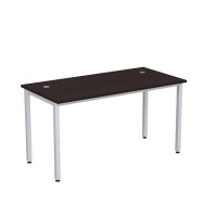Стиль 2М.109 (Венге/Алюминий матовый) Стол рабочий
