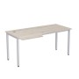 Стиль 2М.120 (Сканди/Алюминий матовый) Стол криволинейный левый