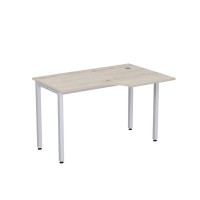Стиль 2М.144 (Сканди/Алюминий матовый) Стол криволинейный правый