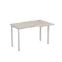 Стиль 2М.144 (Сканди/Алюминий матовый) Стол криволинейный правый