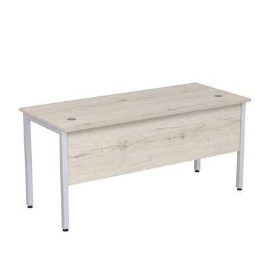 Стиль 2МД.104 (Сканди/Алюминий матовый) Стол рабочий