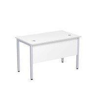 Стиль 2МД.108 (Белый/Алюминий матовый) Стол рабочий