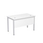 Стиль 2МД.108 (Белый/Алюминий матовый) Стол рабочий