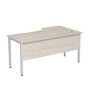 Стиль 2МД.120 (Сканди/Алюминий матовый) Стол криволинейный левый