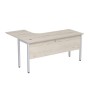 Стиль 2МД.133 (Сканди/Алюминий матовый) Стол криволинейный правый