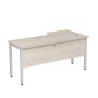 Стиль 2МД.143 (Сканди/Алюминий матовый) Стол криволинейный левый