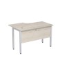 Стиль 2МД.144 (Сканди/Алюминий матовый) Стол криволинейный правый