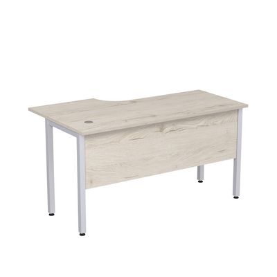 Стиль 2МД.145 (Сканди/Алюминий матовый) Стол криволинейный правый