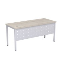 Стиль 2МК.104 (Сканди/Алюминий матовый) Стол рабочий