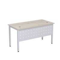 Стиль 2МК.109 (Сканди/Алюминий матовый) Стол рабочий