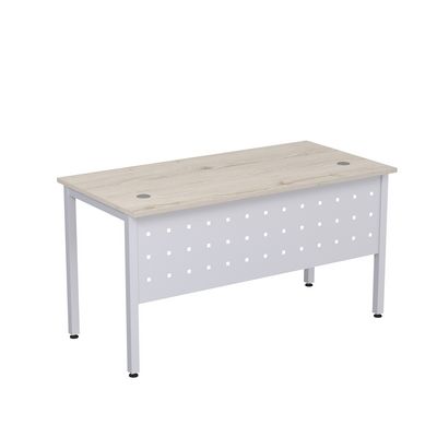 Стиль 2МК.109 (Сканди/Алюминий матовый) Стол рабочий