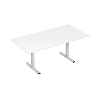 Стиль 2МТП.001  (Белый/Алюминий матовый) Стол для переговоров