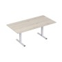Стиль 2МТП.001  (Сканди/Алюминий матовый) Стол для переговоров