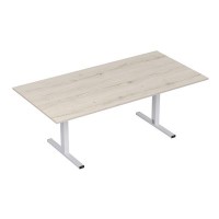 Стиль 2МТП.002 (Сканди/Алюминий матовый) Стол для переговоров