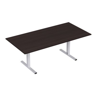 Стиль 2МТП.002 (Венге/Алюминий матовый) Стол для переговоров
