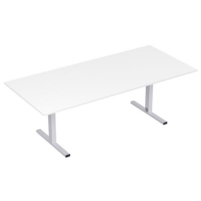 Стиль 2МТП.003 (Белый/Алюминий матовый) Стол для переговоров