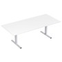 Стиль 2МТП.003 (Белый/Алюминий матовый) Стол для переговоров