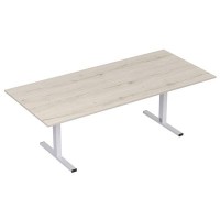 Стиль 2МТП.003 (Сканди/Алюминий матовый) Стол для переговоров