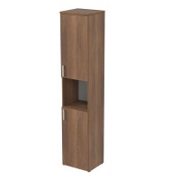 Стиль 2П.005.5 (Шамони темный) Пенал для документов высокий