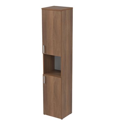 Стиль 2П.005.5 (Шамони темный) Пенал для документов высокий