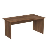 Стиль 2С.021 (Шамони темный) Стол криволинейный правый