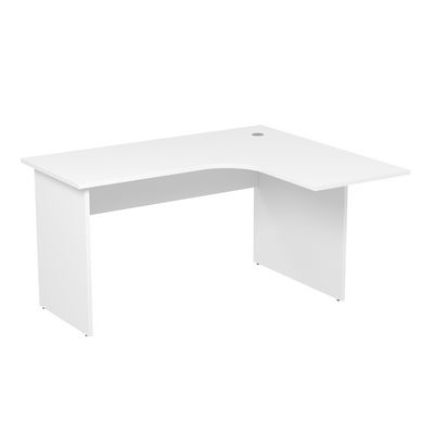 Стиль 2С.031 (Белый) Стол криволинейный, правый