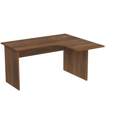 Стиль 2С.031 (Шамони темный) Стол криволинейный, правый